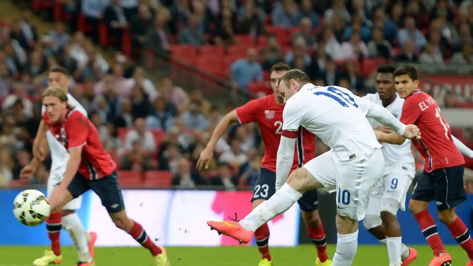 Jude Bellingham celebrates during Norway VS England at World Cup 2026