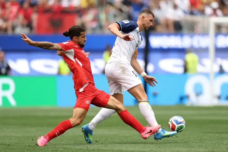 Switzerland VS Canada closing stages at BC Place with late Canadian pressure