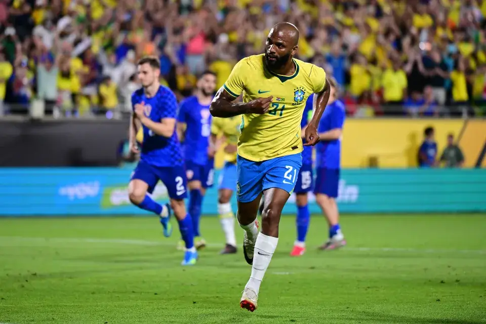 Brazil squad training ahead of the 2026 World Cup in North America