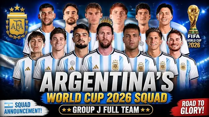 Argentina national team players preparing for the 2026 FIFA World Cup